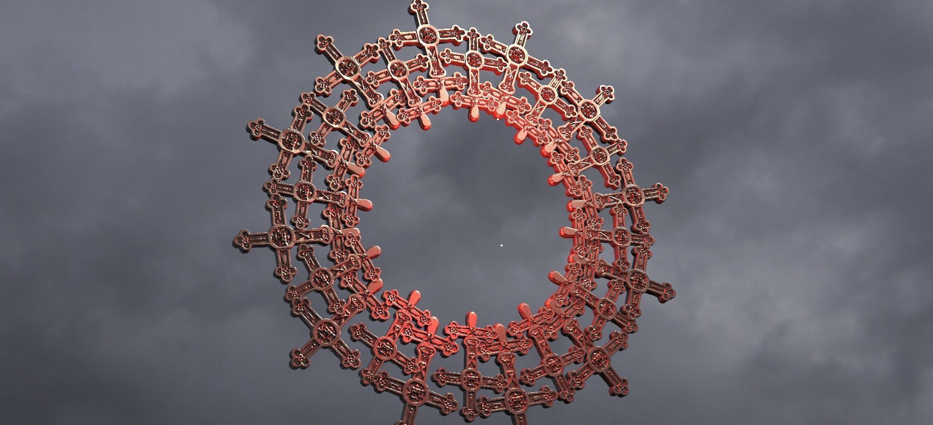 Vortex Golden Ring 7 3D model_1