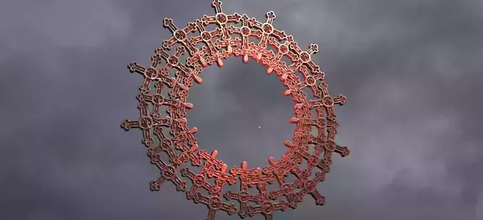 Vortex Golden Ring 7 3D model