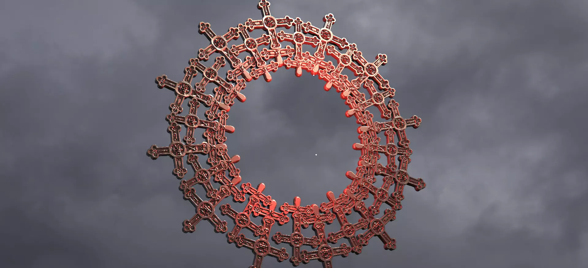 Vortex Golden Ring 7 3D model_0