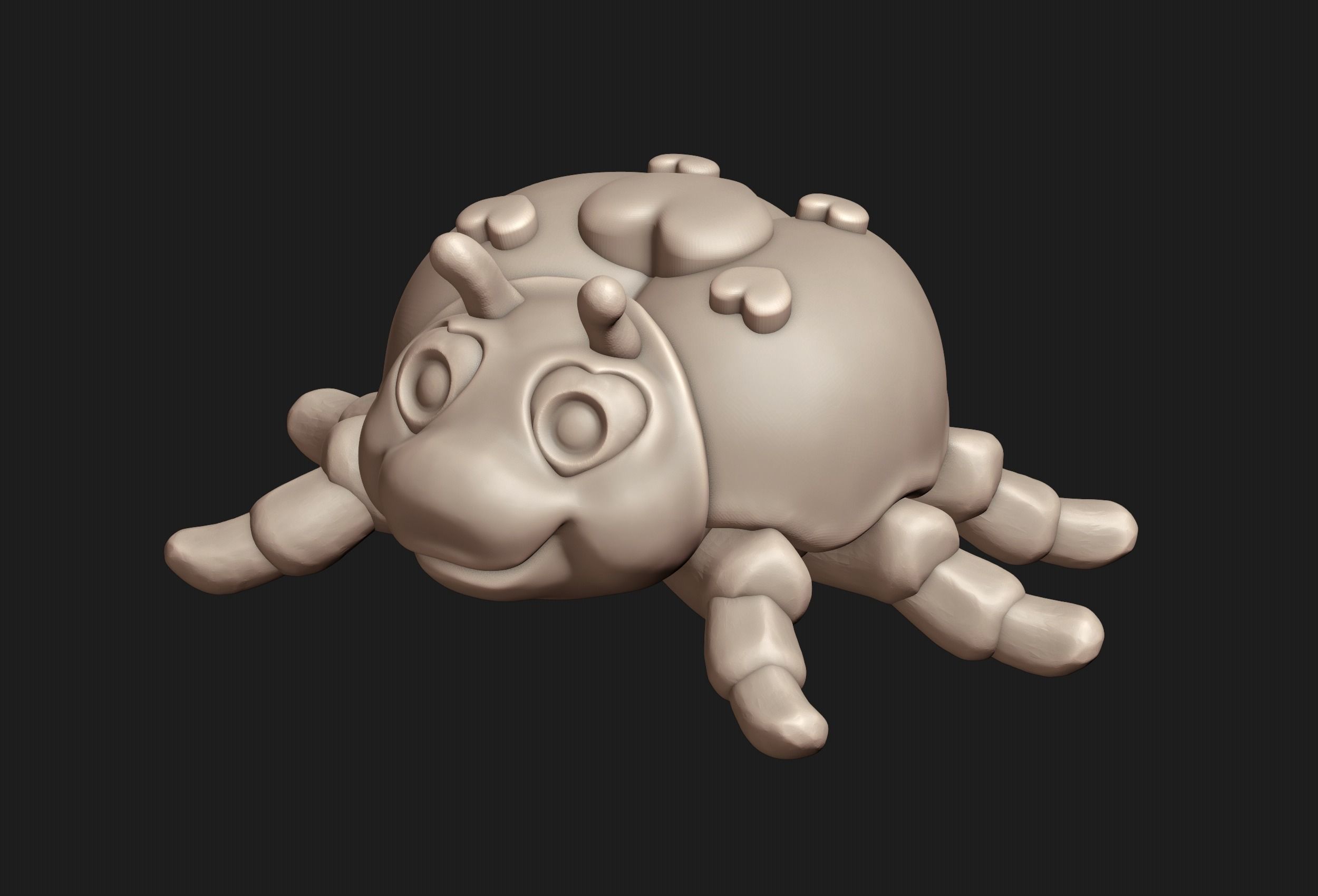 Ladybug bug 3D print model_15