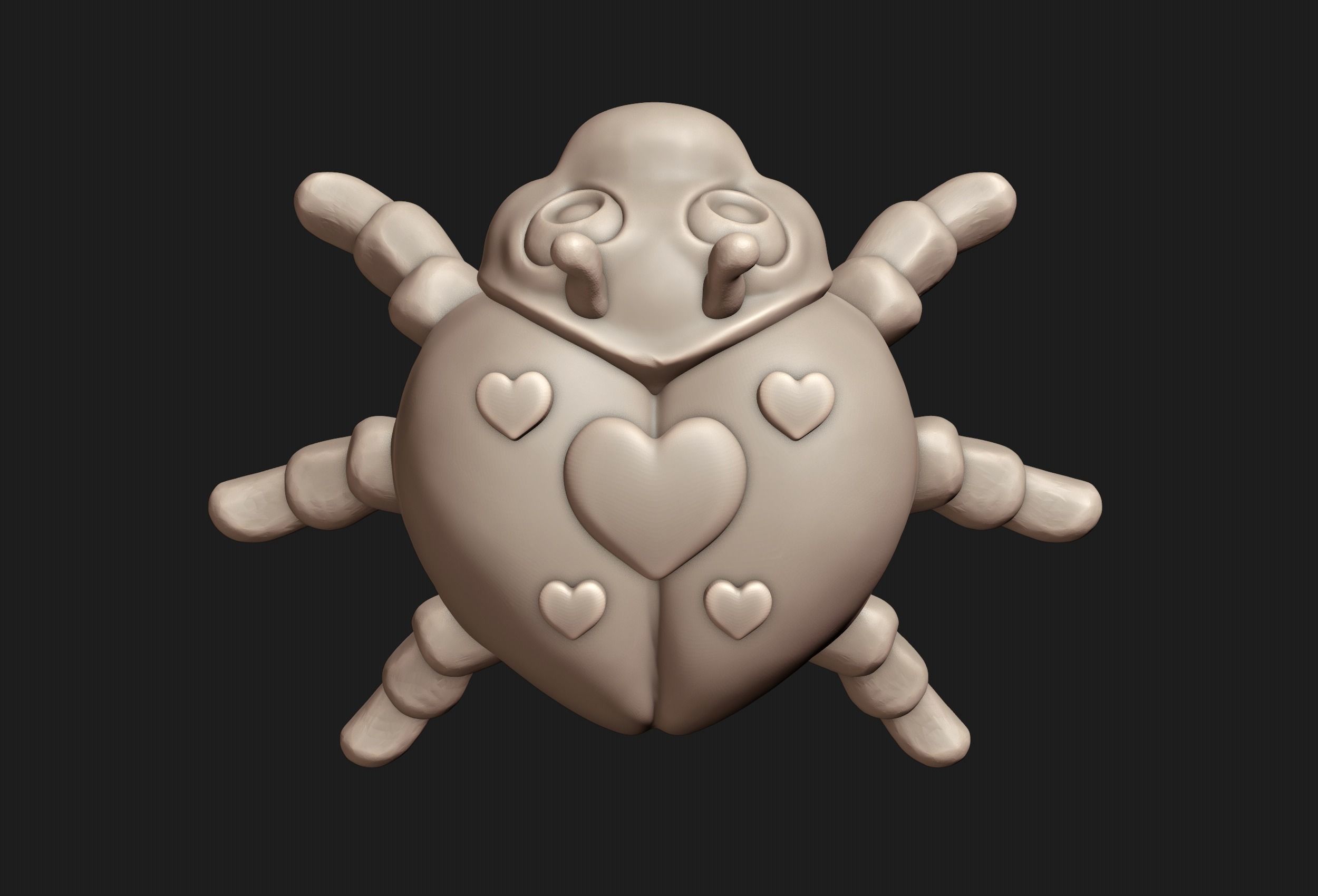 Ladybug bug 3D print model_13
