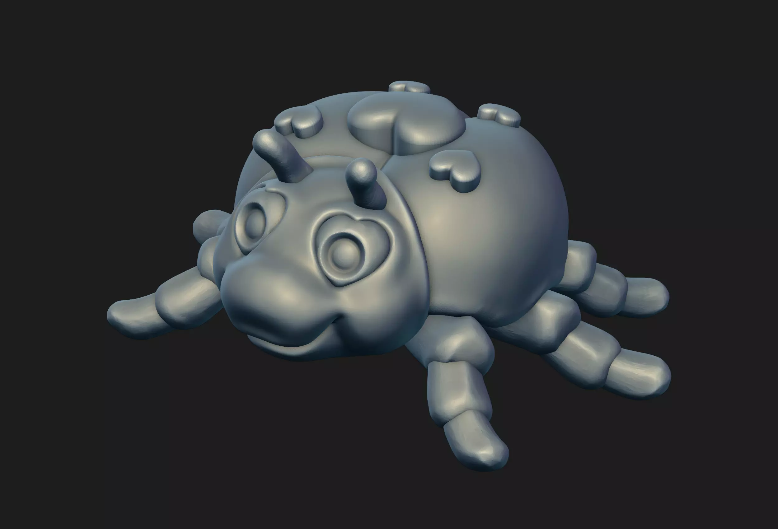 Ladybug bug 3D print model_0