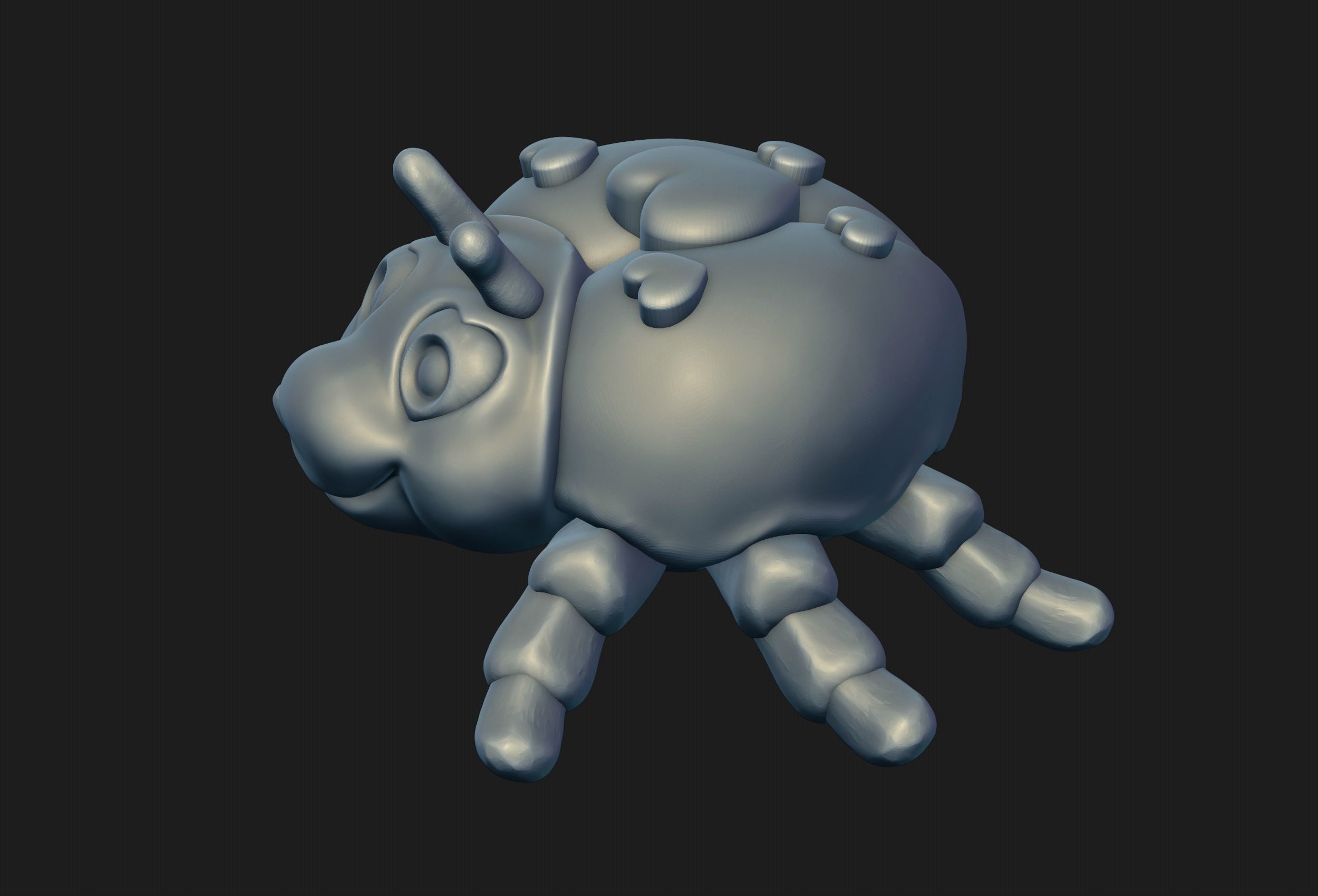 Ladybug bug 3D print model_1