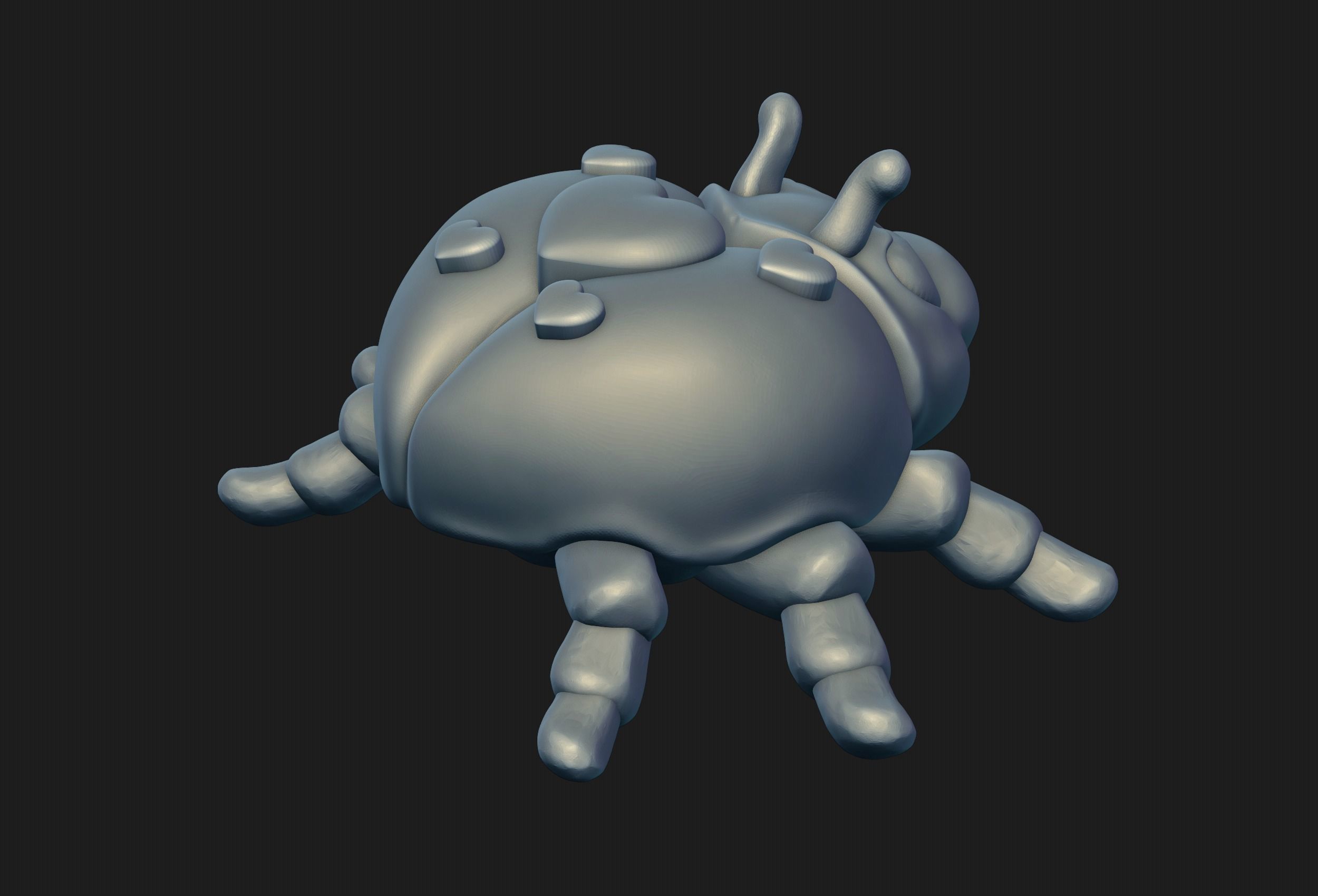 Ladybug bug 3D print model_4