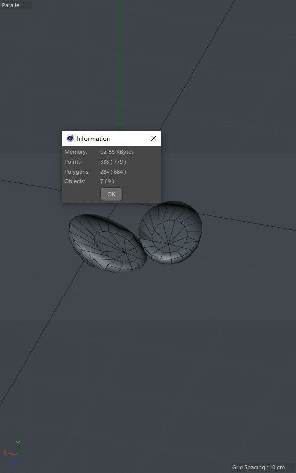  egg yolk half egg runny egg 3D model_3
