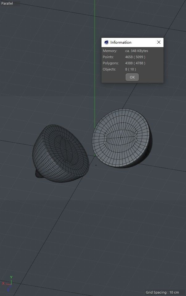  lemon half lemon sliced  3D model_4