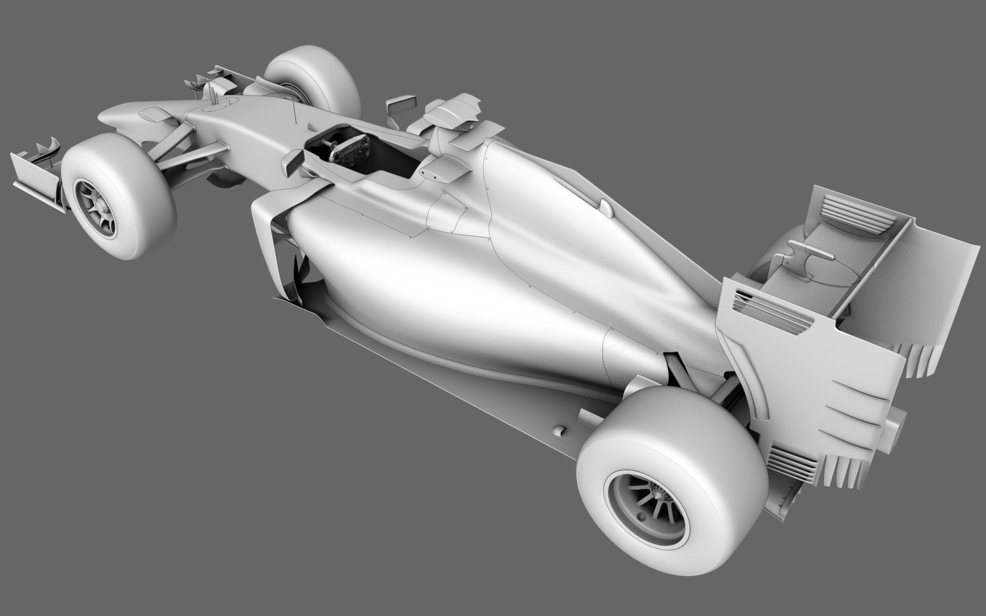 F1 Ferrari SF15-T Formula 2015 3D model_1