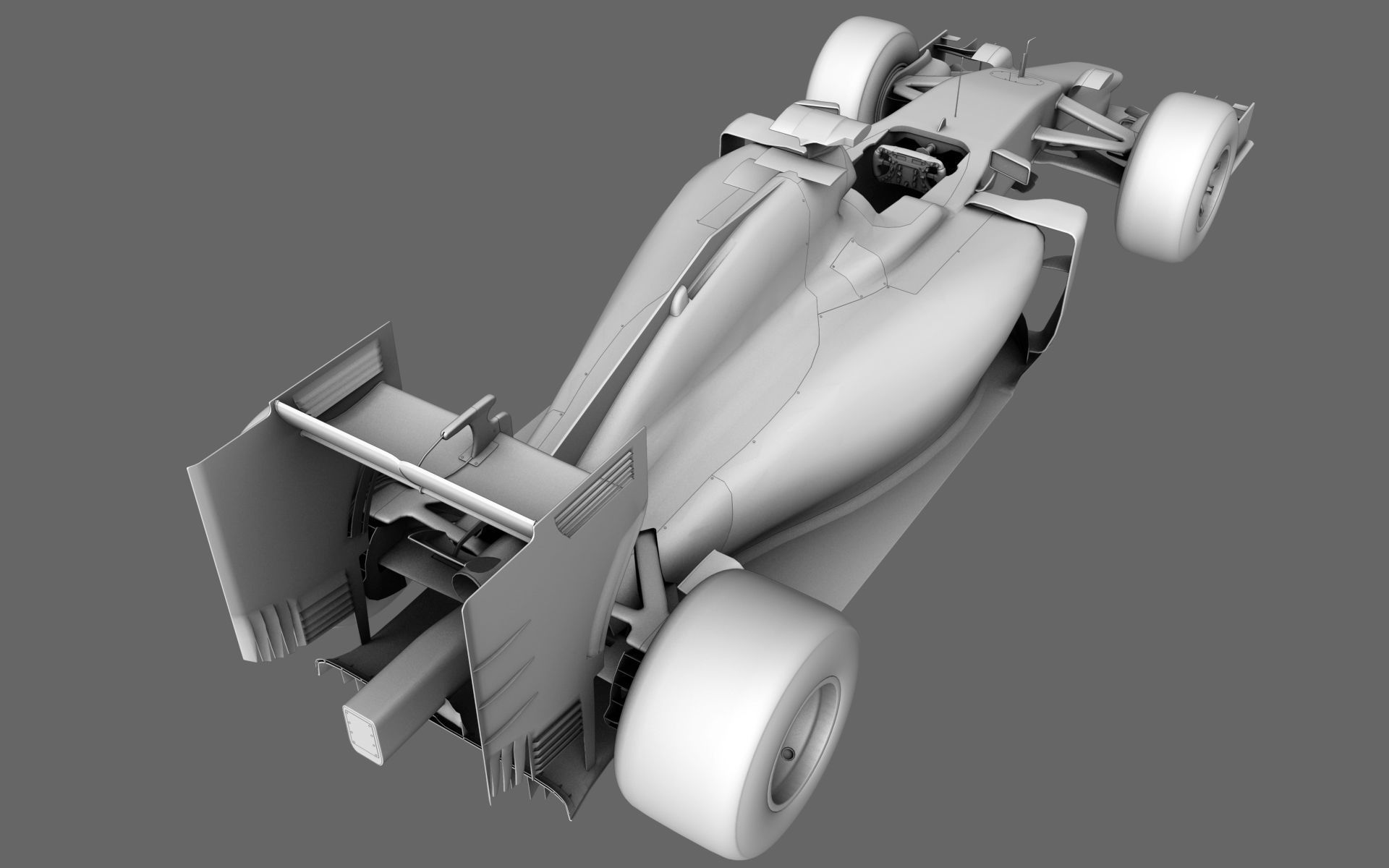 F1 Ferrari SF15-T Formula 2015 3D model_6