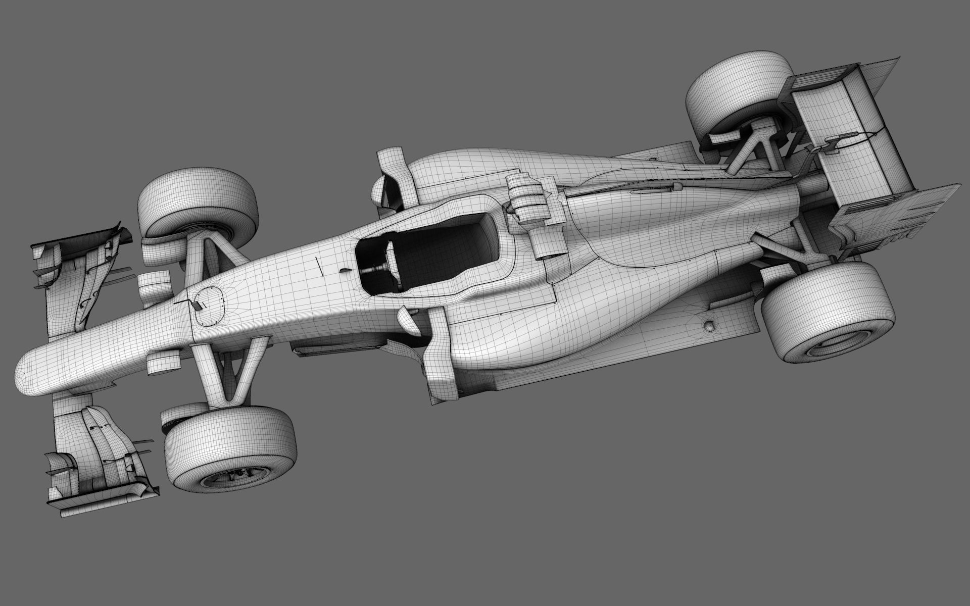 F1 Ferrari SF15-T Formula 2015 3D model_9