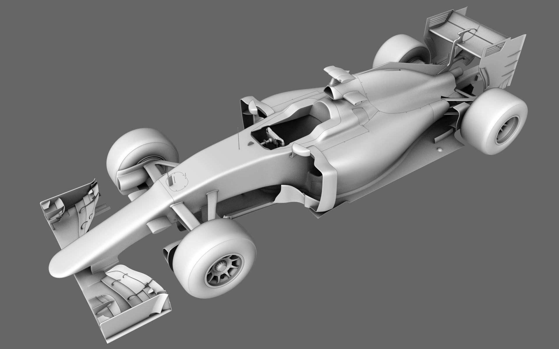 F1 Ferrari SF15-T Formula 2015 3D model_3