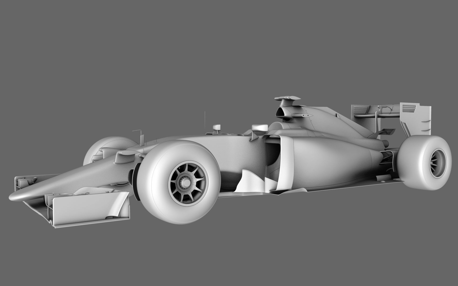 F1 Ferrari SF15-T Formula 2015 3D model_10