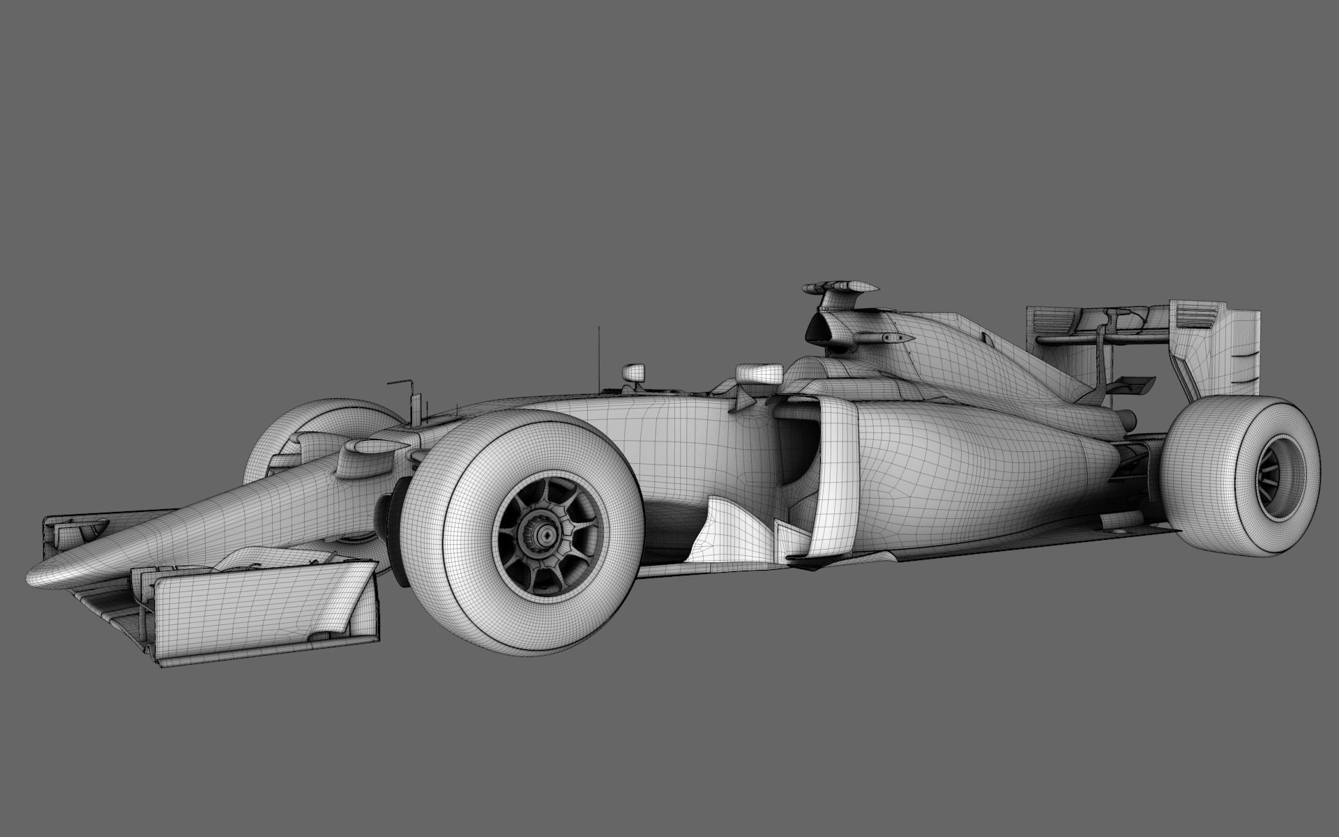 F1 Ferrari SF15-T Formula 2015 3D model_11