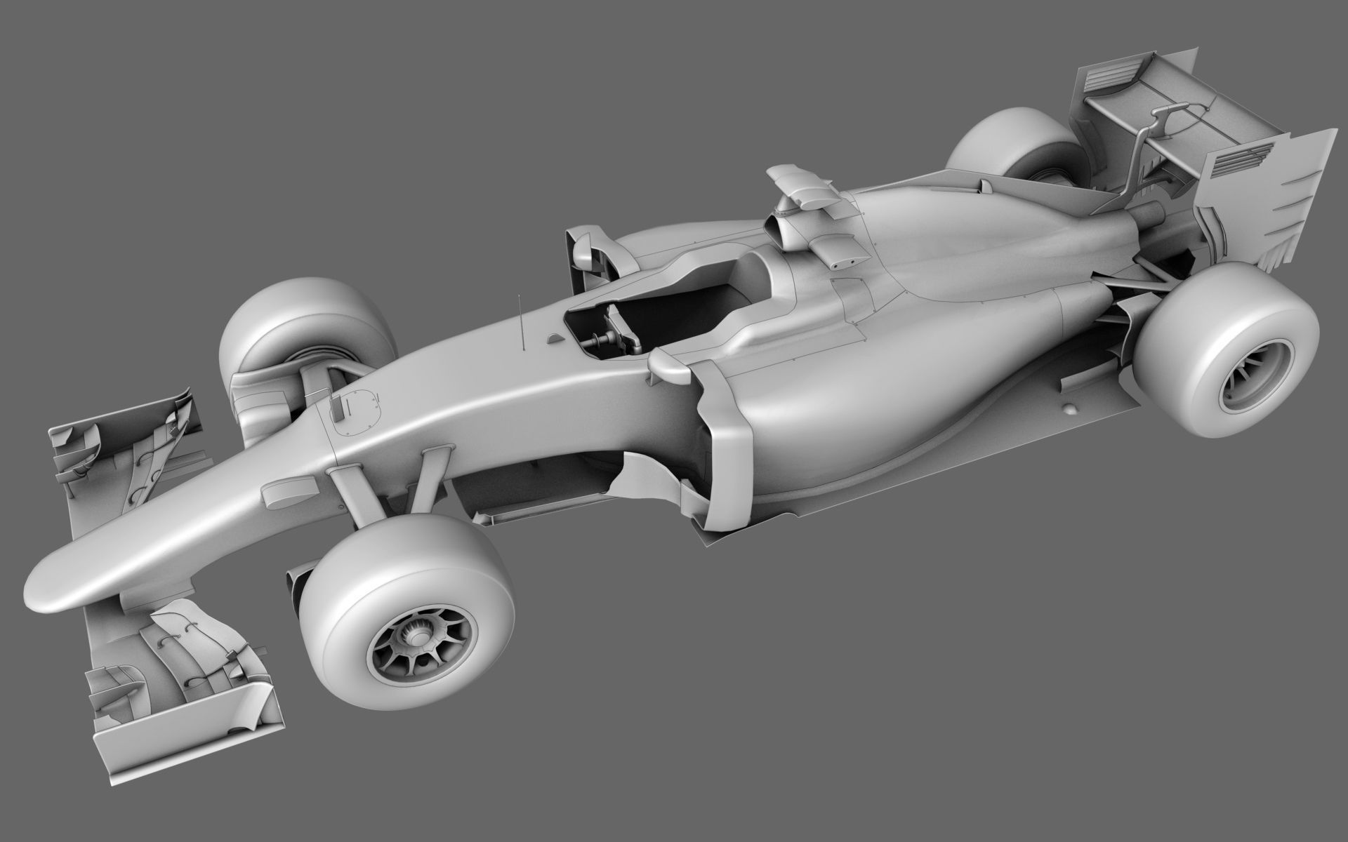 F1 Ferrari SF15-T Formula 2015 3D model_4