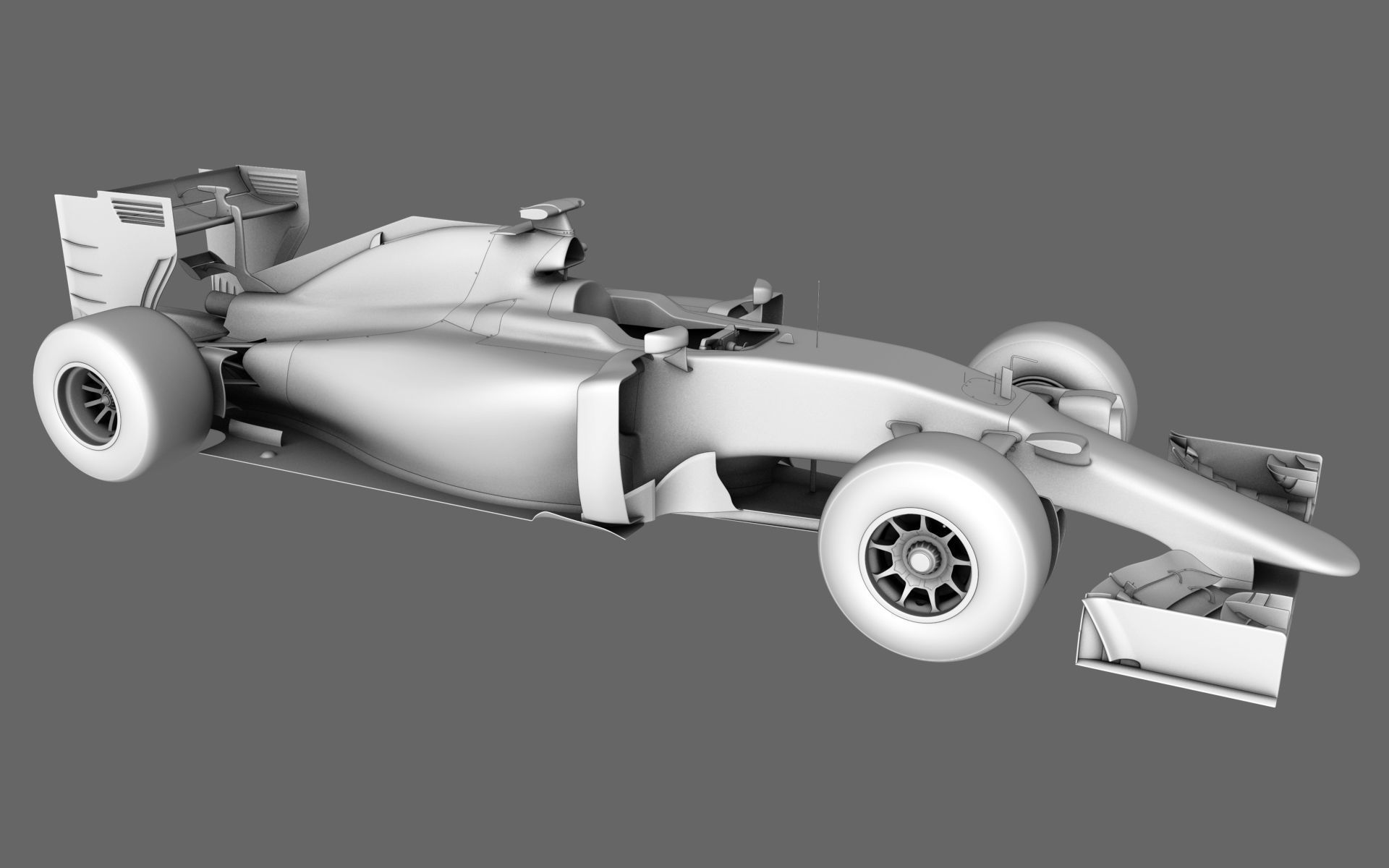 F1 Ferrari SF15-T Formula 2015 3D model_2