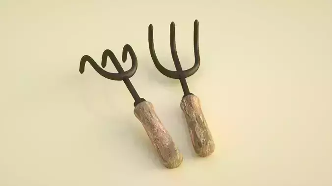 rake fork hardware tool