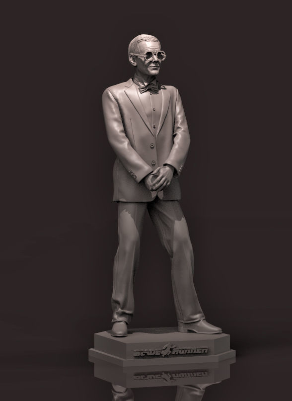 Blade Runner 6 Figure STL Statue set 3D model 3D printable CGTrader