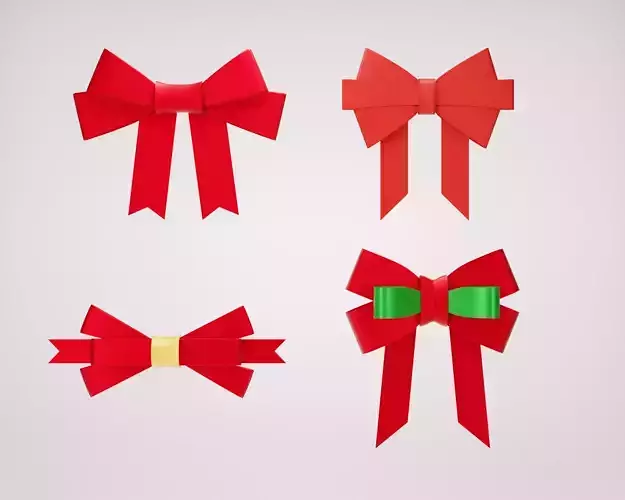 Ribbon bow set