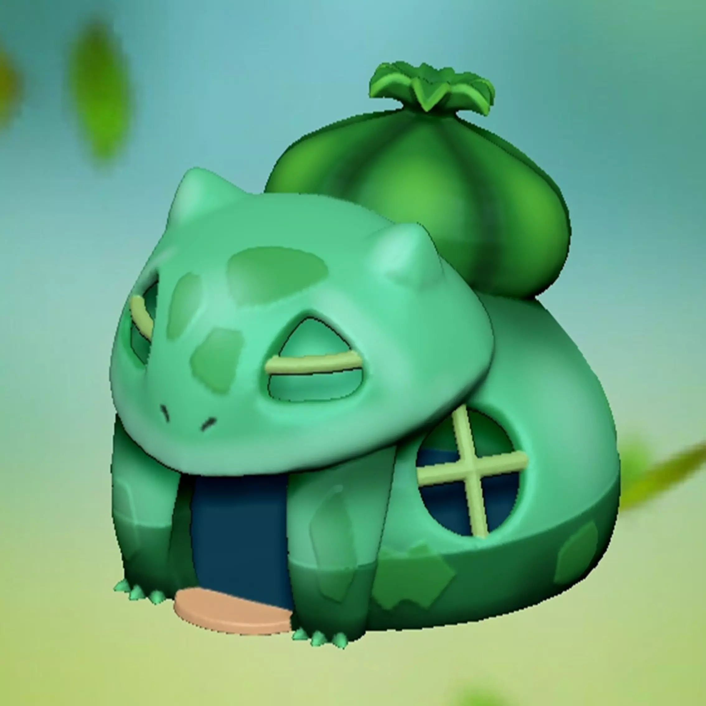 Pokemon Bulbasaur House 3D print model_0
