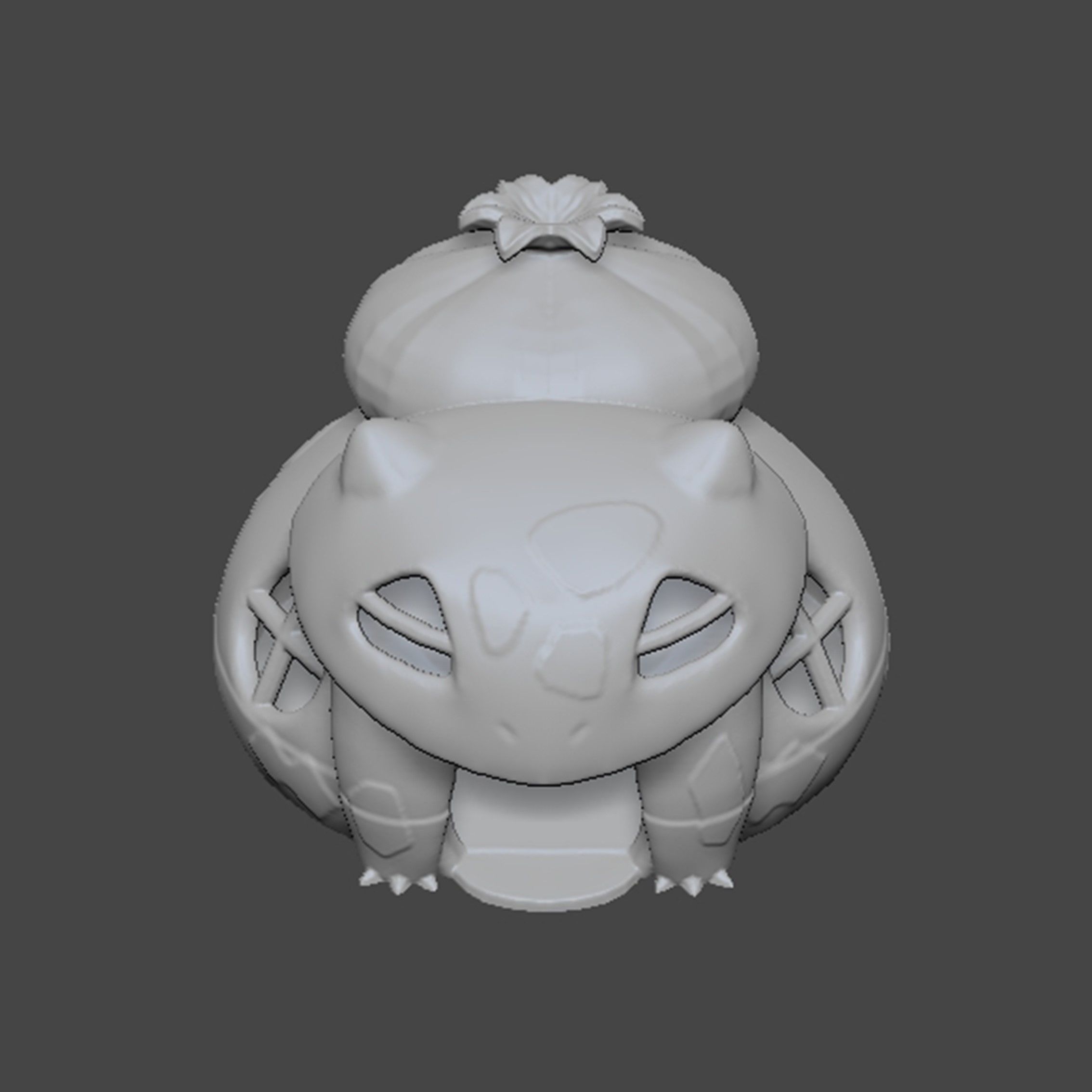 Pokemon Bulbasaur House 3D print model_16