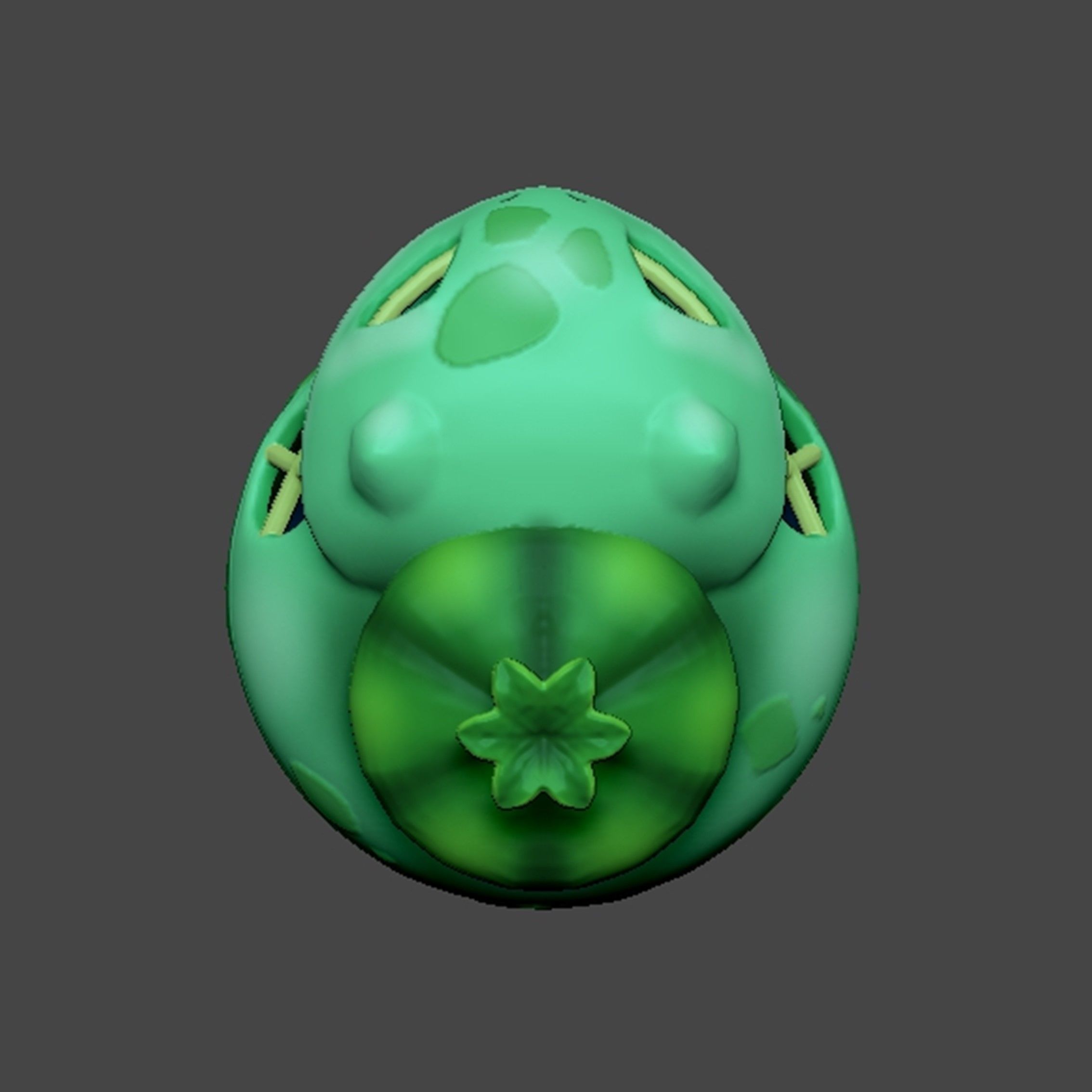 Pokemon Bulbasaur House 3D print model_13