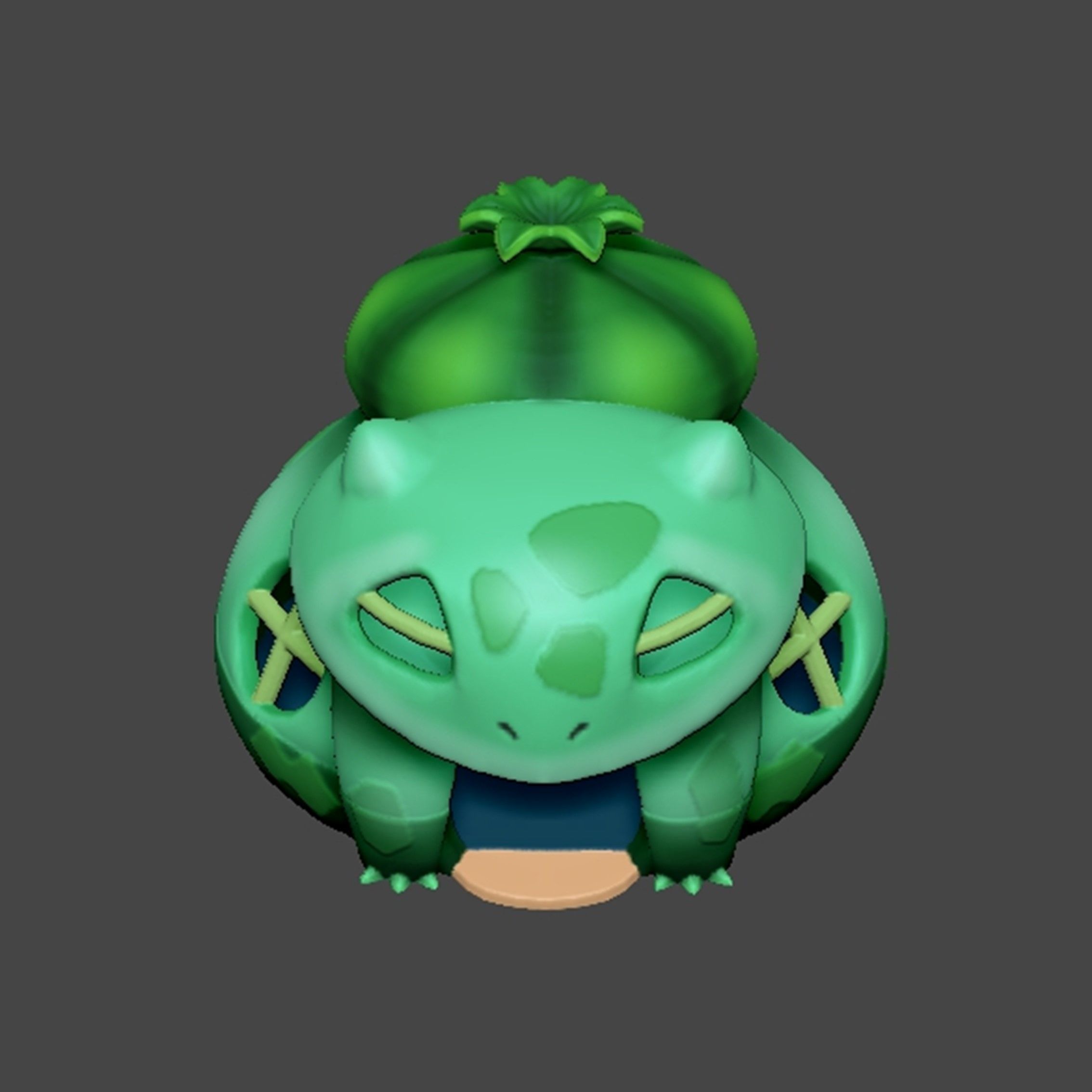 Pokemon Bulbasaur House 3D print model_15