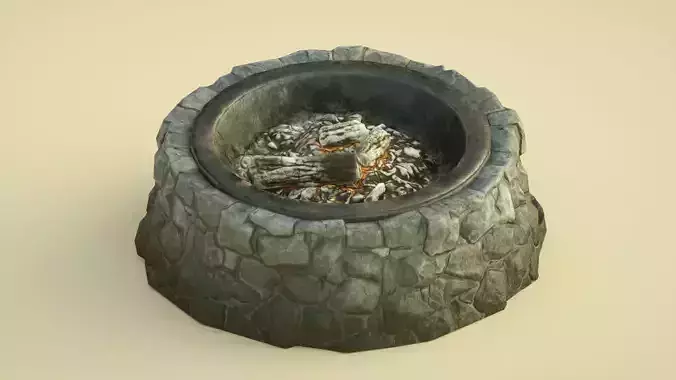 firewood pile ashes firewood burning