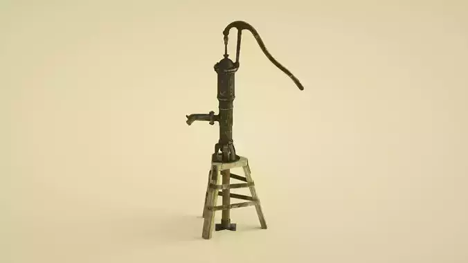 Water pump old-fashioned lifting pump mobile phone