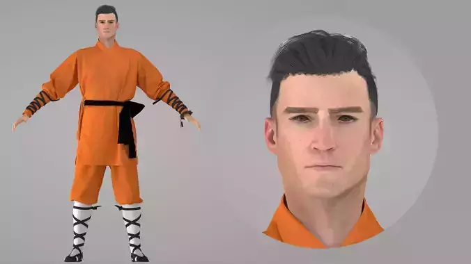 Shaolin Lay Disciple Monk Monk Master