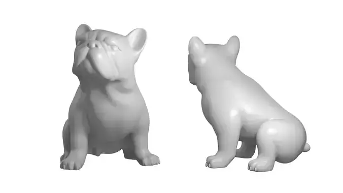 French Bulldog 3D print model