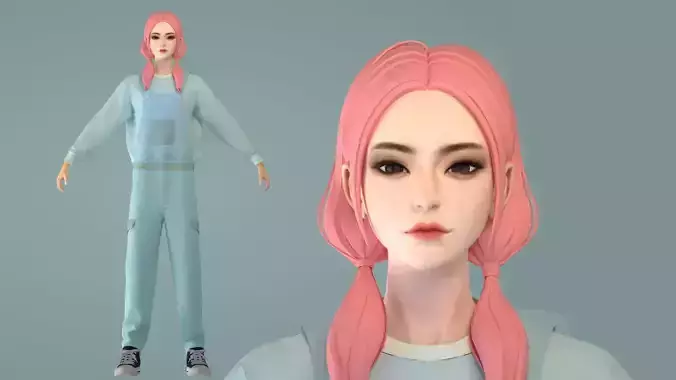 cute girl kindergarten teacher girl older sister