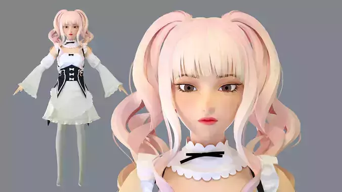 virtual idol maid servant maid