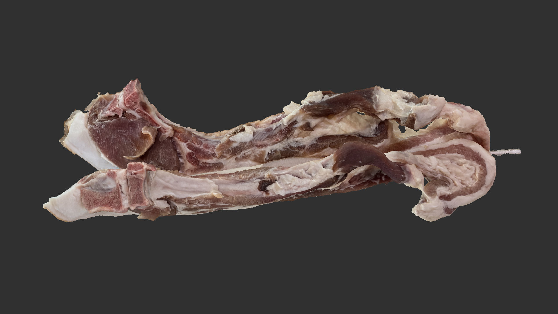 Hanging pork 3d Scan 3D model_16
