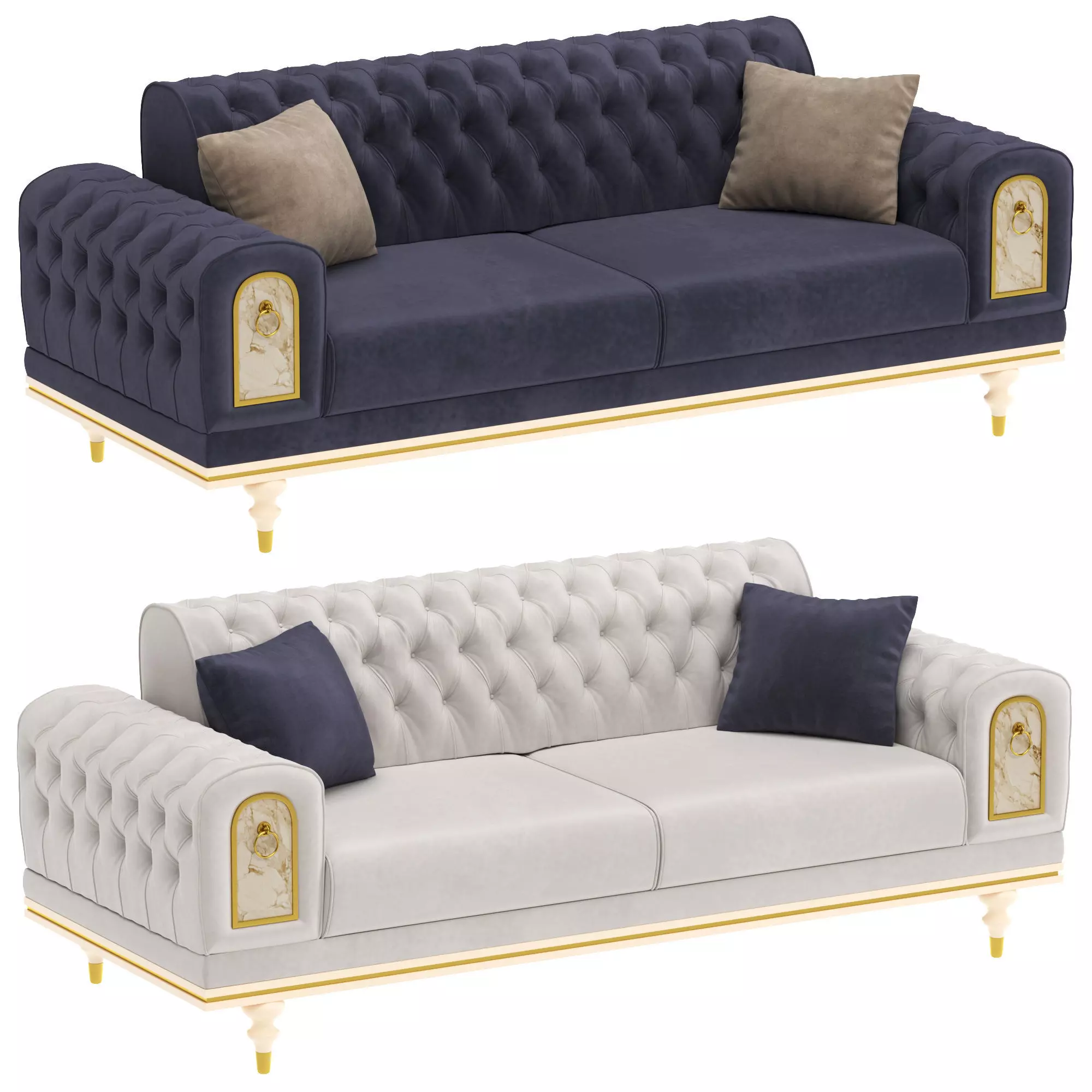 NISANTASI SOFA SET 3D model