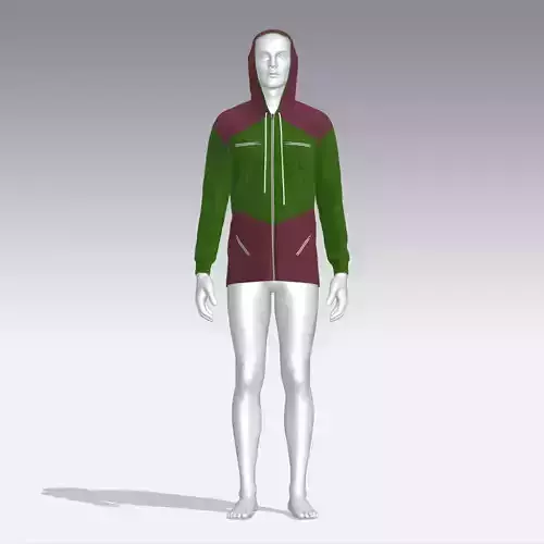 Hoodie mannequin wearing