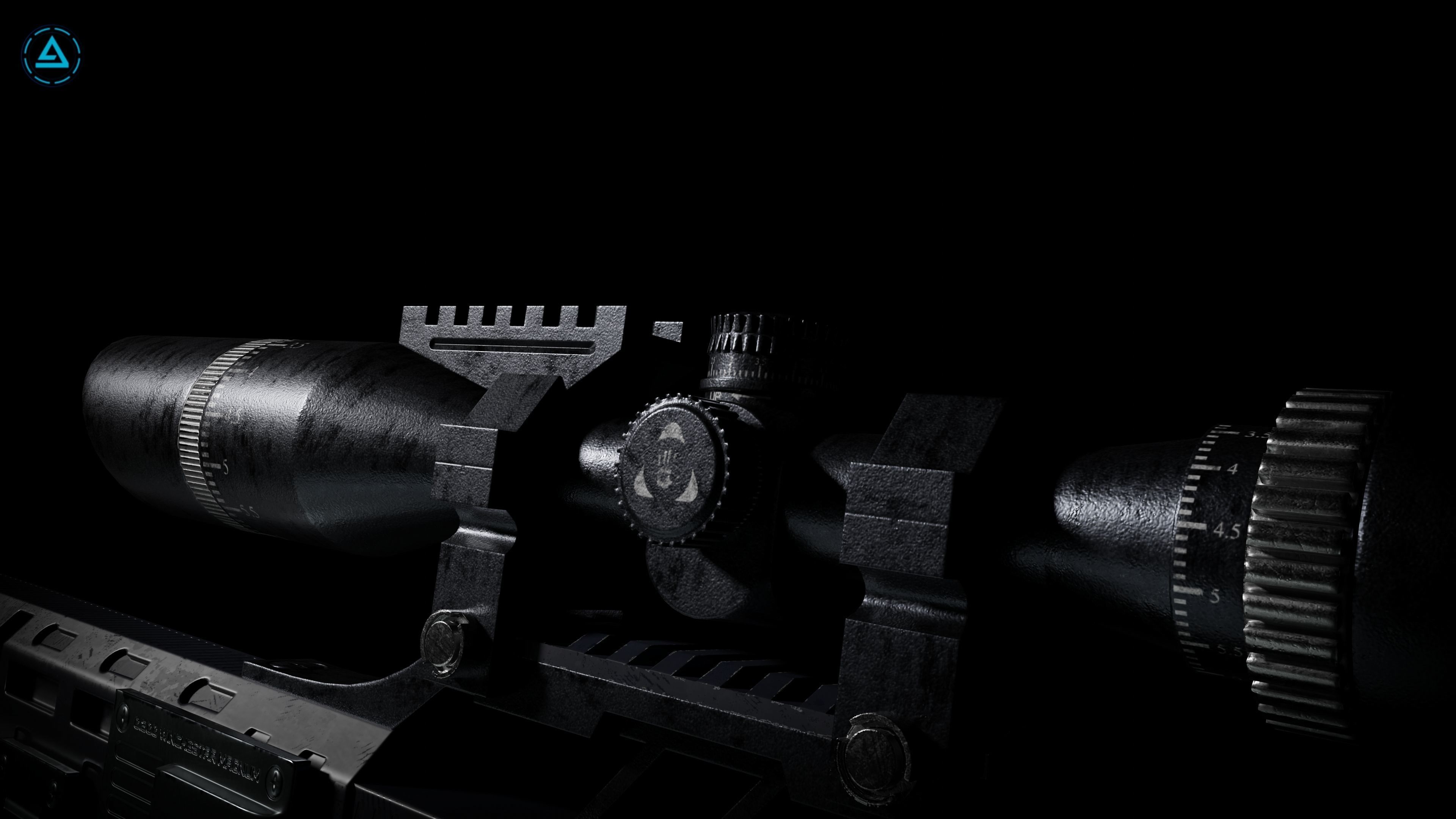 Sniper Pack Low-poly 3D model_50