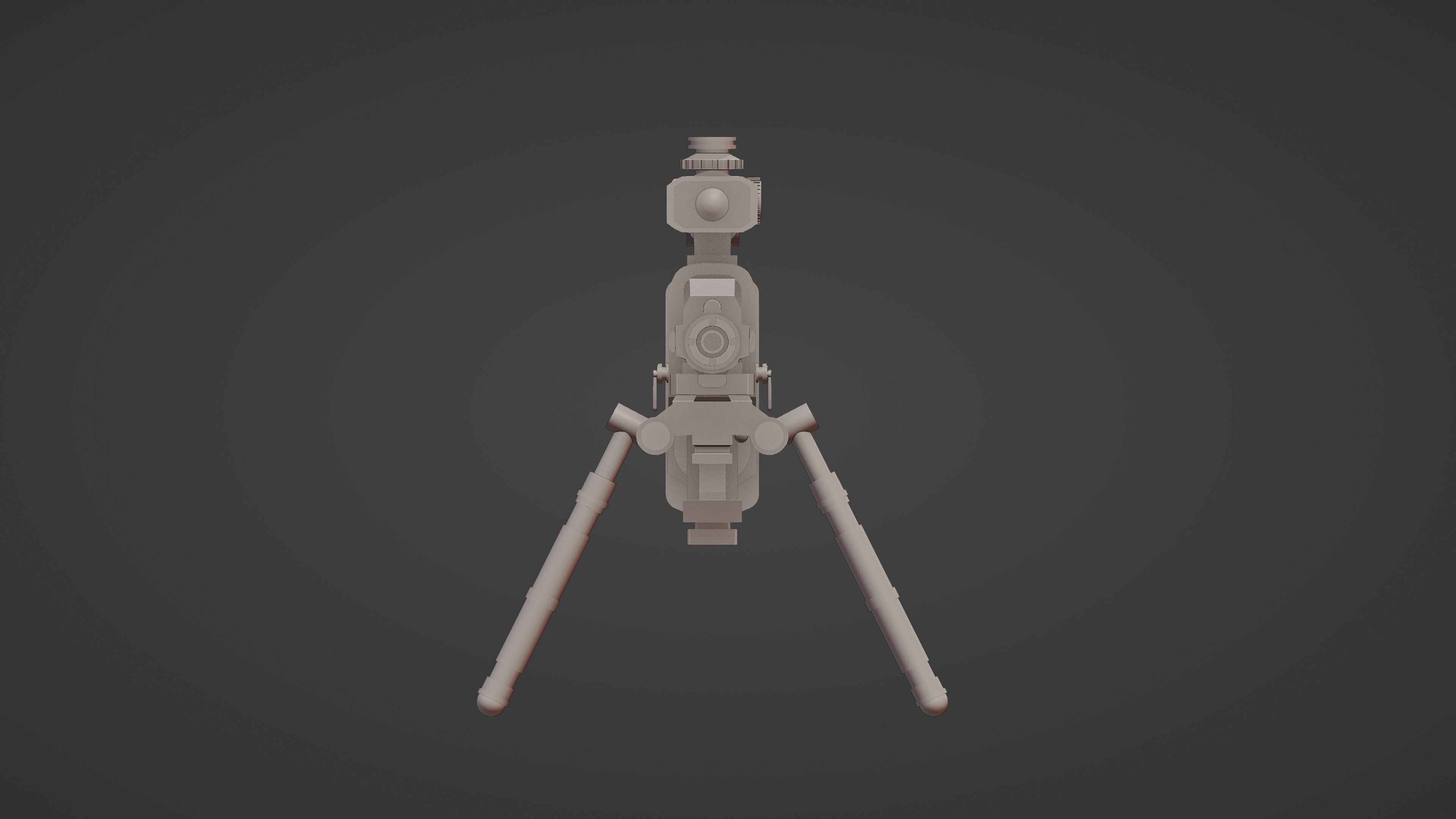 Sniper Pack Low-poly 3D model_19
