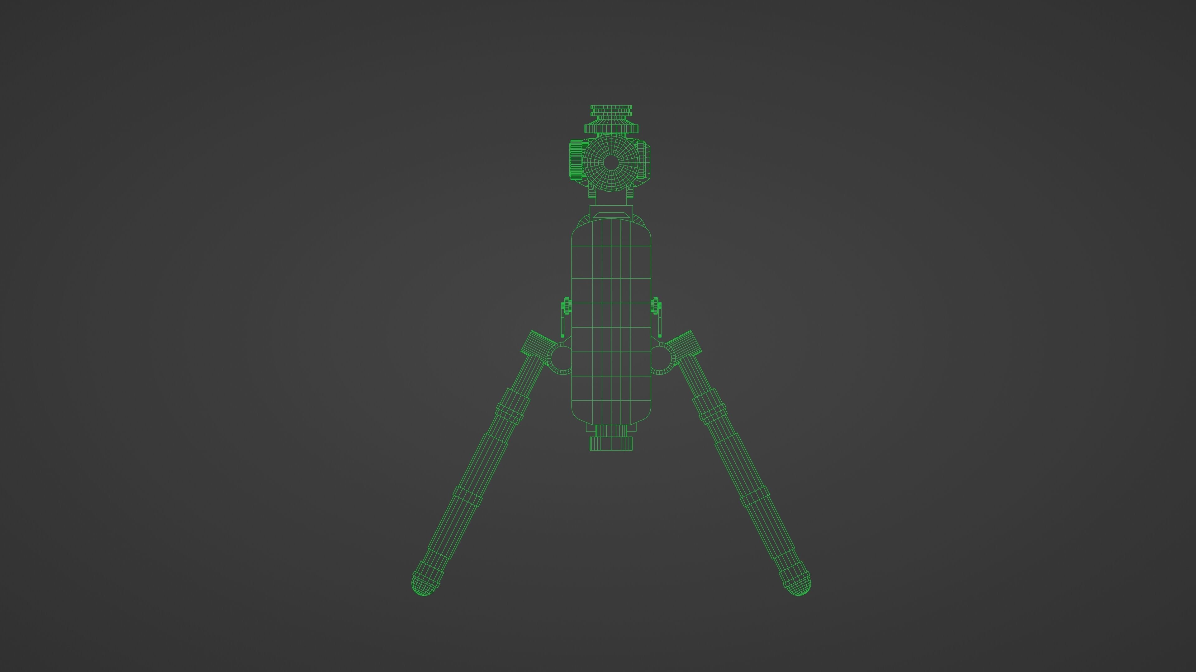 Sniper Pack Low-poly 3D model_16