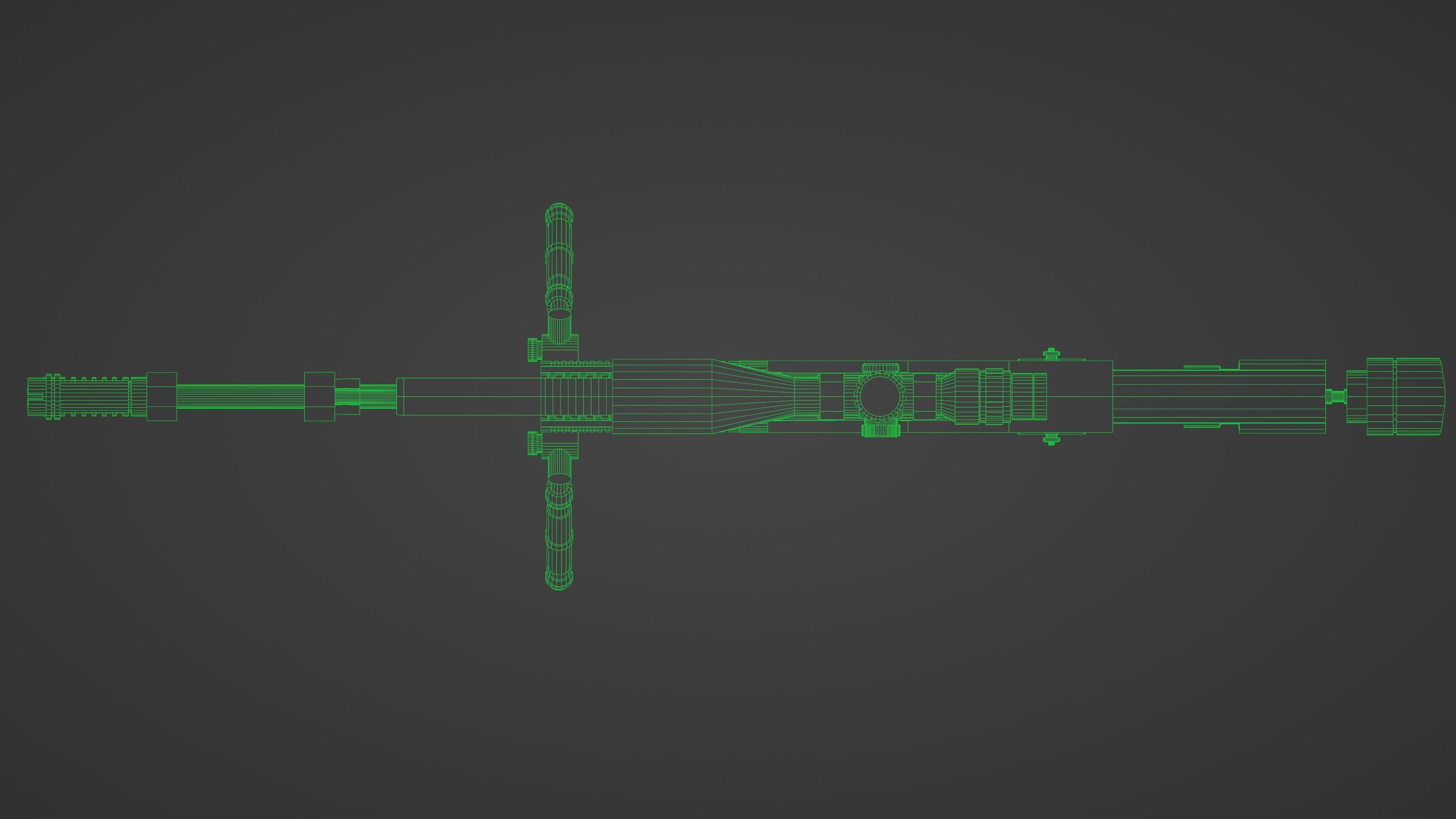 Sniper Pack Low-poly 3D model_22