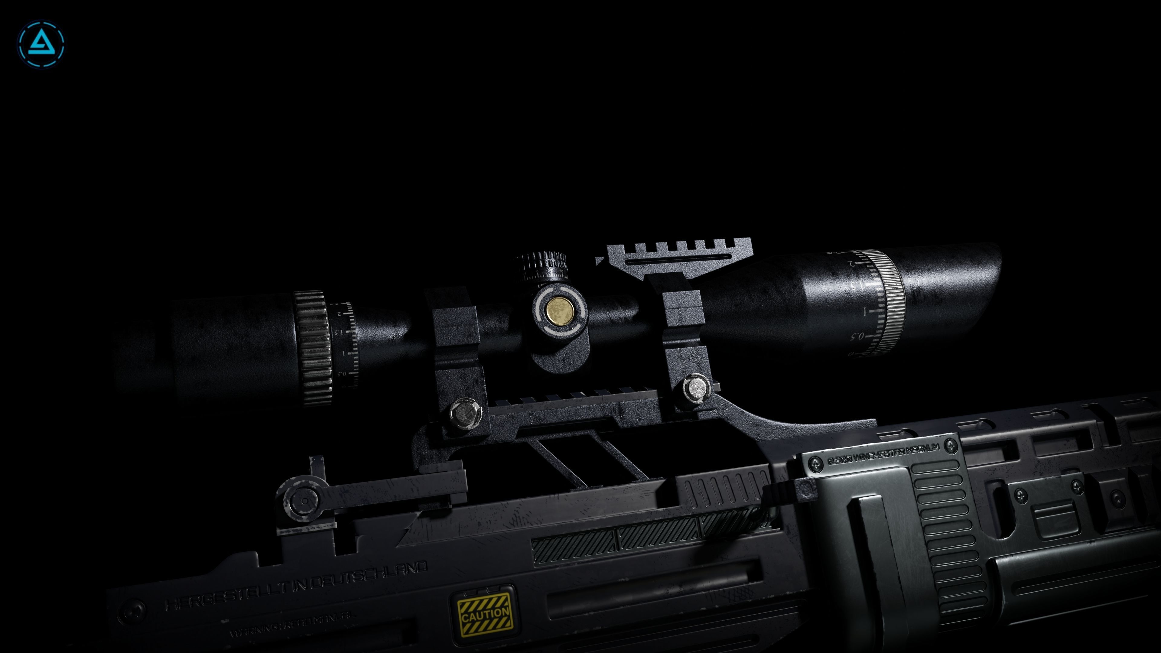 Sniper Pack Low-poly 3D model_49