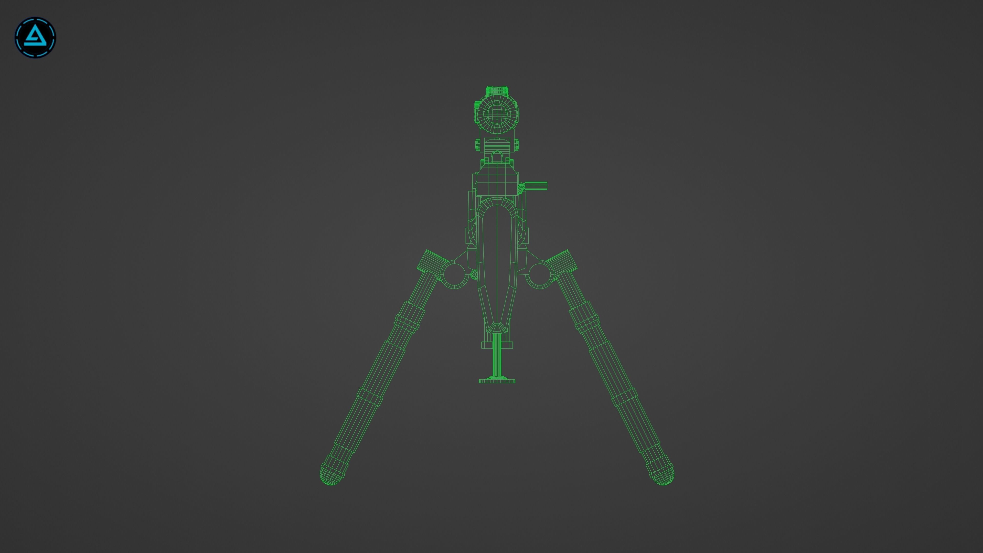 Sniper Pack Low-poly 3D model_56