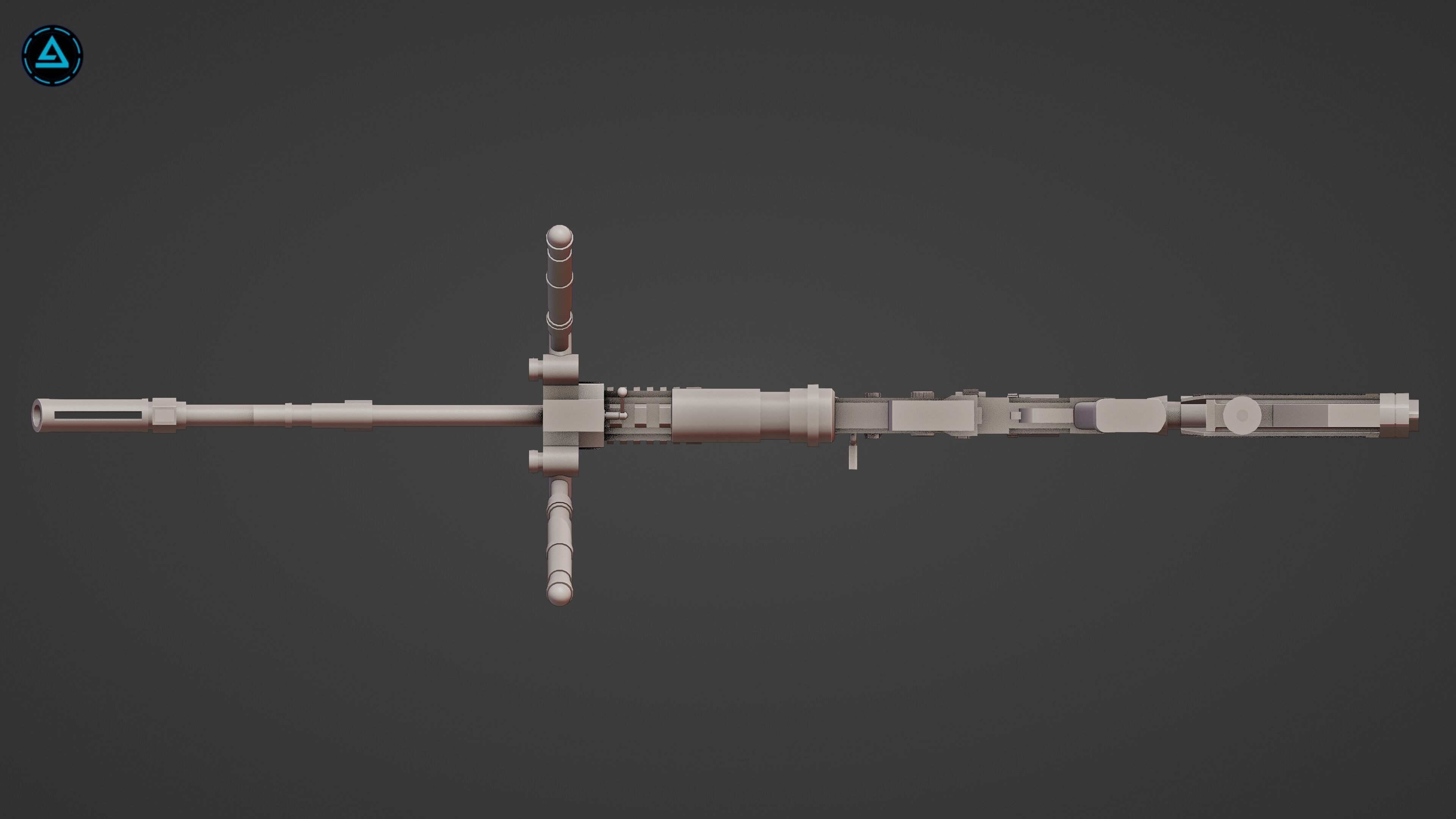 Sniper Pack Low-poly 3D model_63