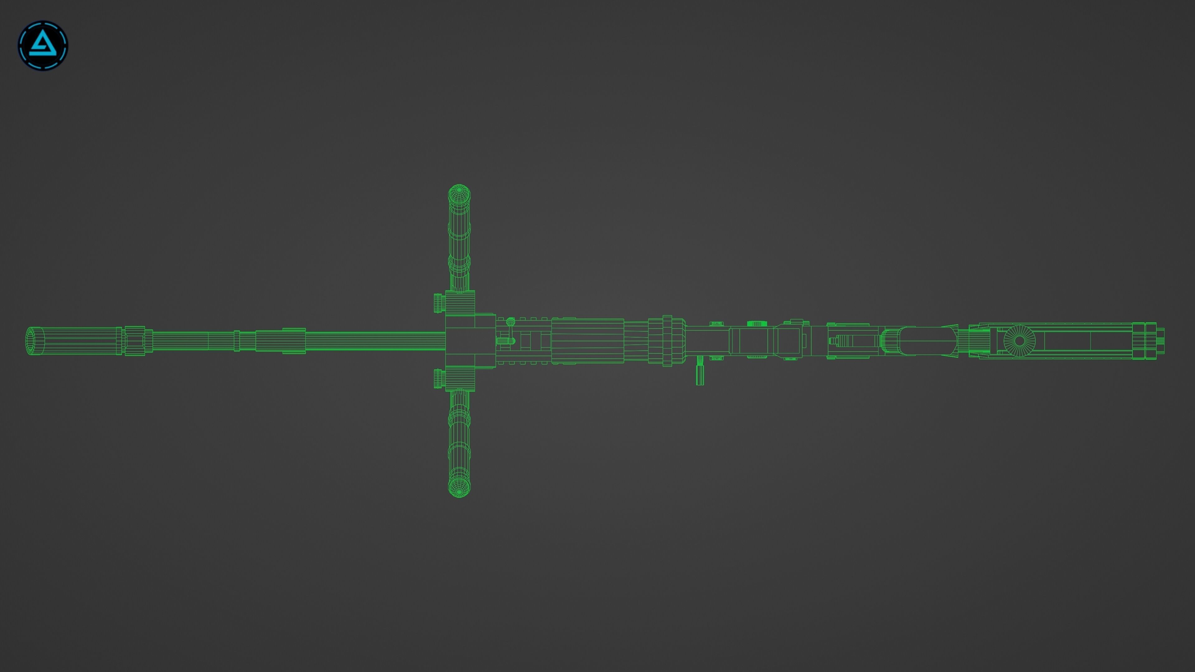 Sniper Pack Low-poly 3D model_64