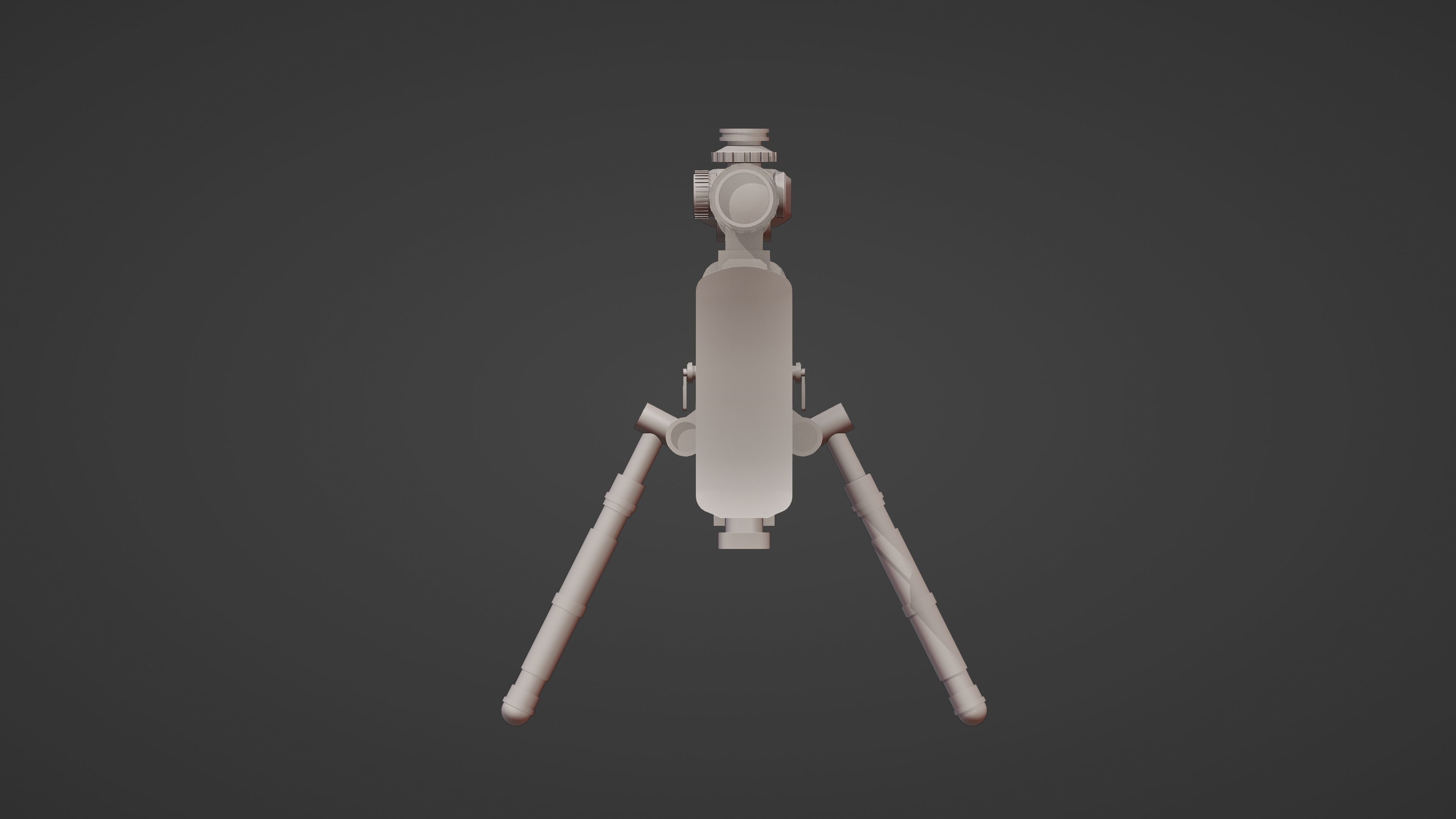 Sniper Pack Low-poly 3D model_15