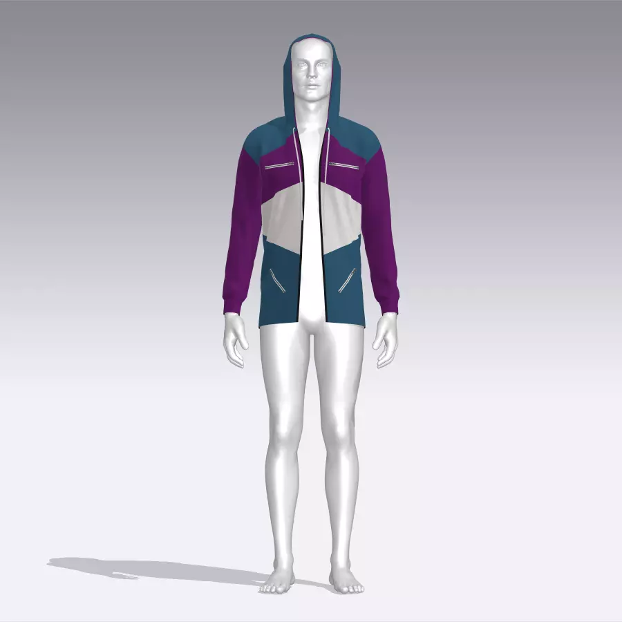Hoodie Low-poly 3D model_0