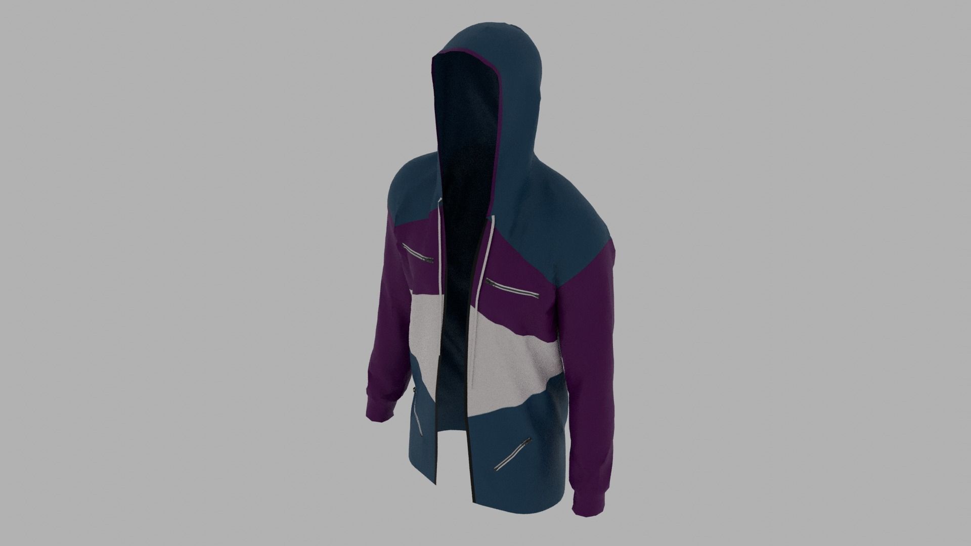 Hoodie Low-poly 3D model_6