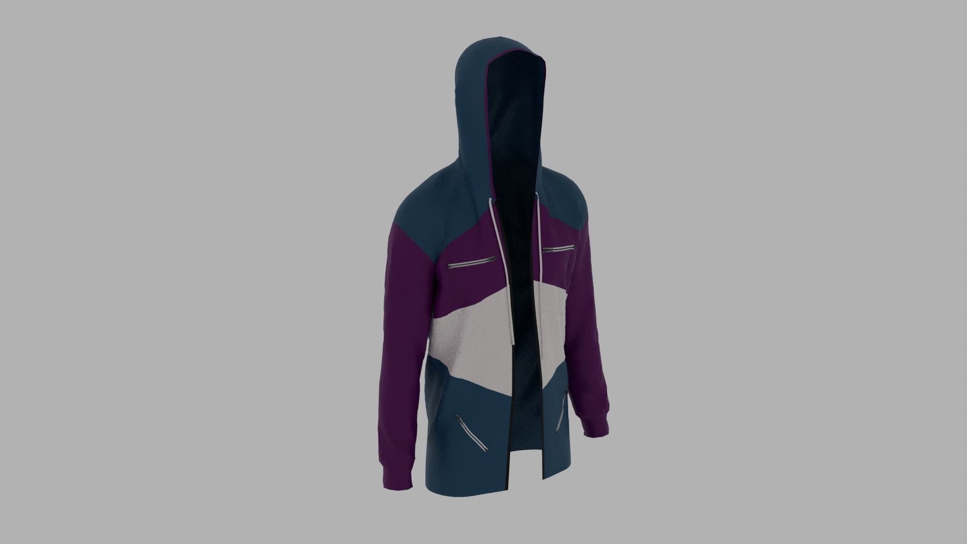 Hoodie Low-poly 3D model_4