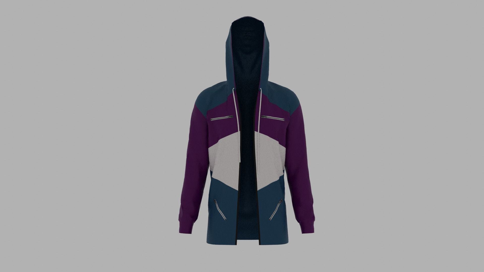 Hoodie Low-poly 3D model_1