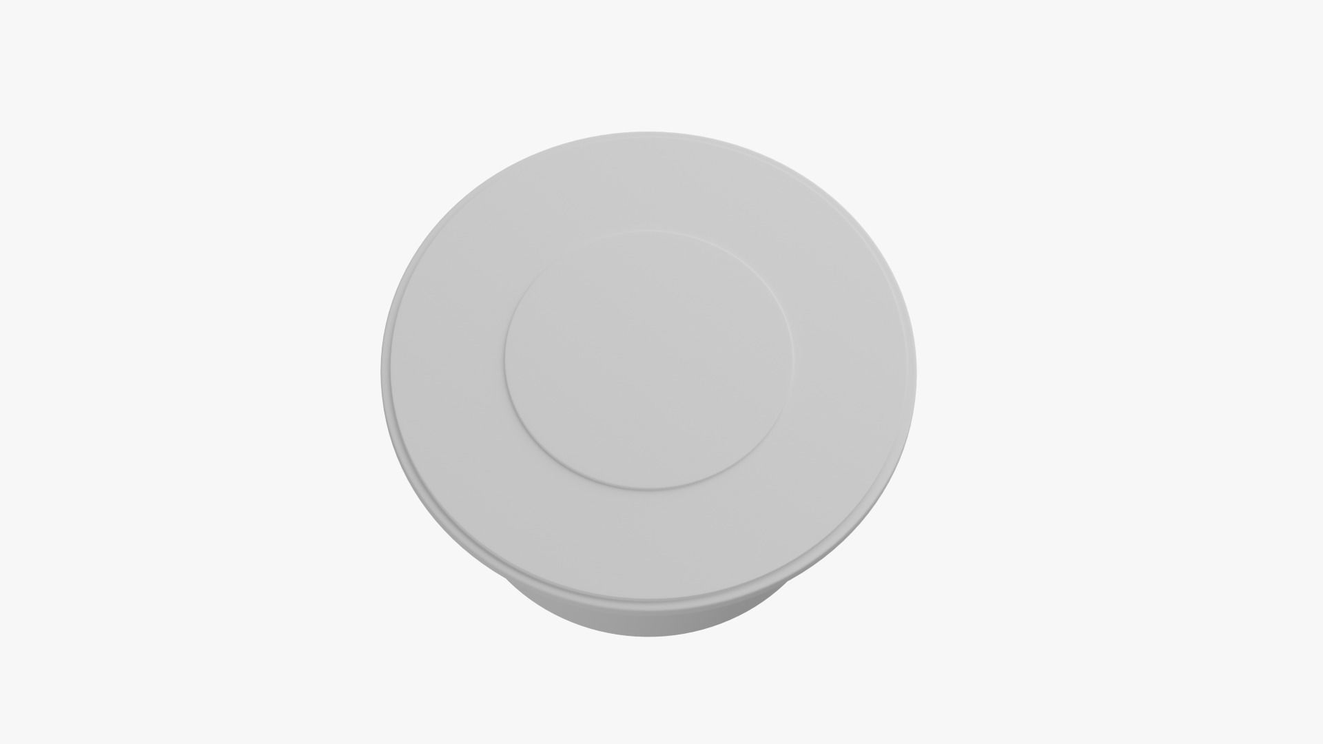 Round Meal prep Container Low-poly 3D model_11