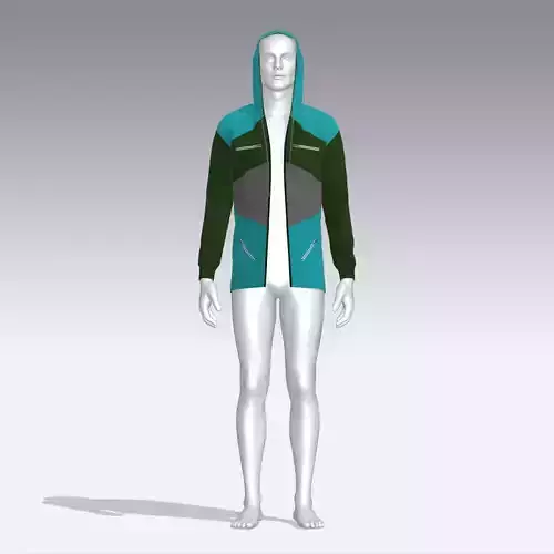 Hoodie mannequin wearing