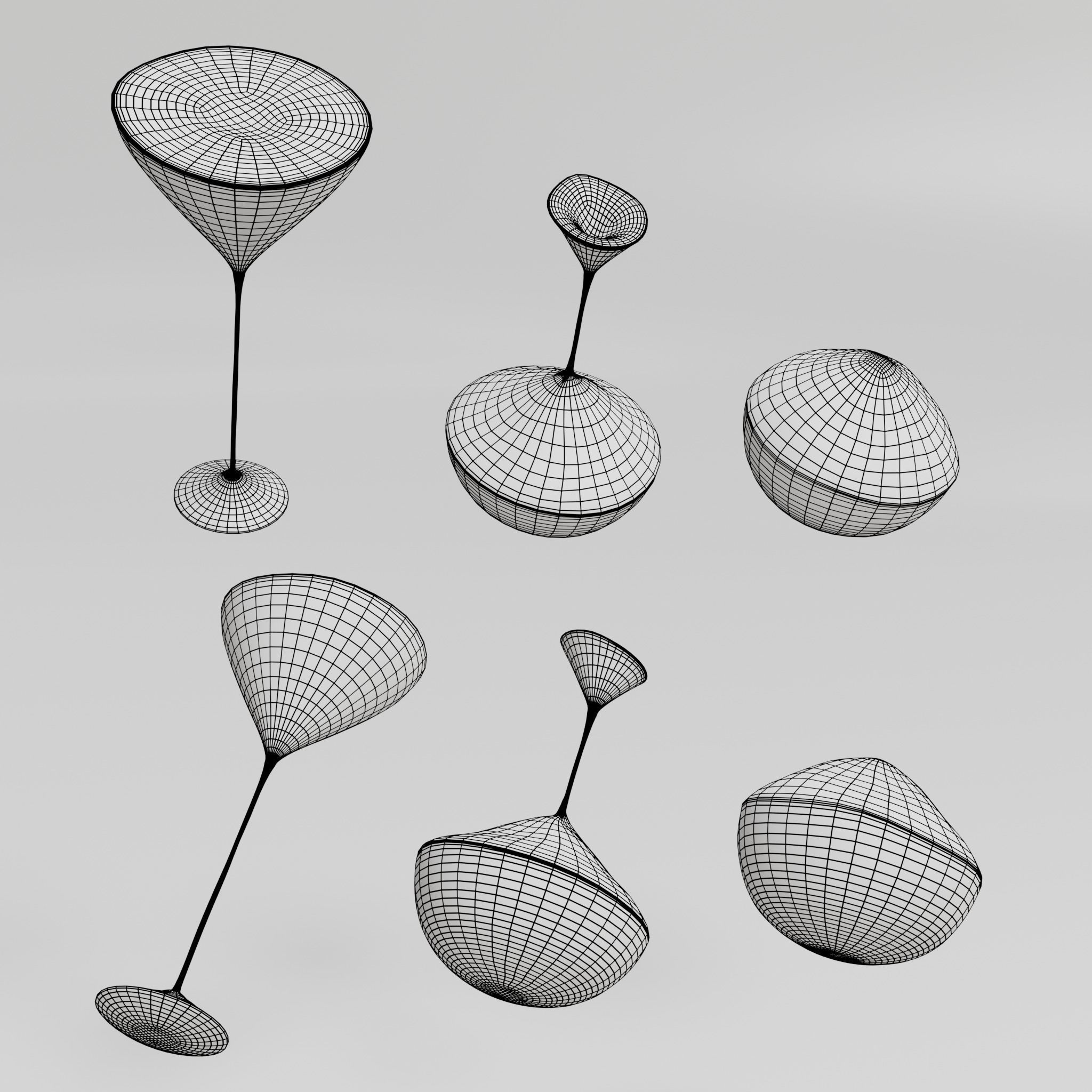 Hourglass with sand in it 3D model_14